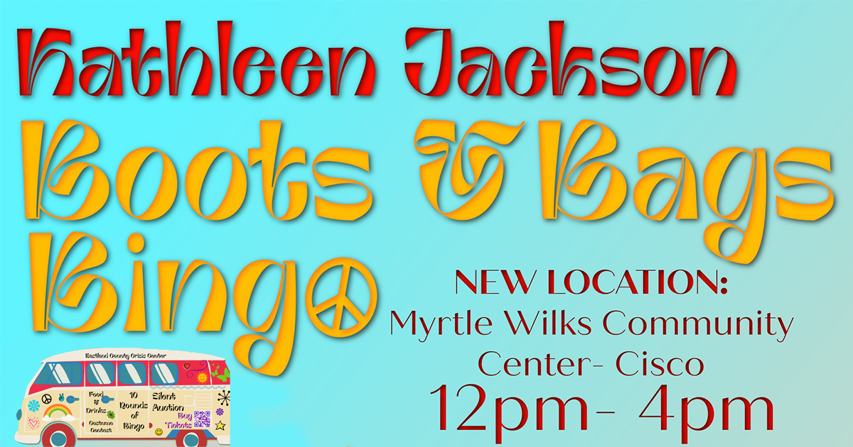 Kathleen Jackson Boots & Bags Bingo September 23rd Microplex News